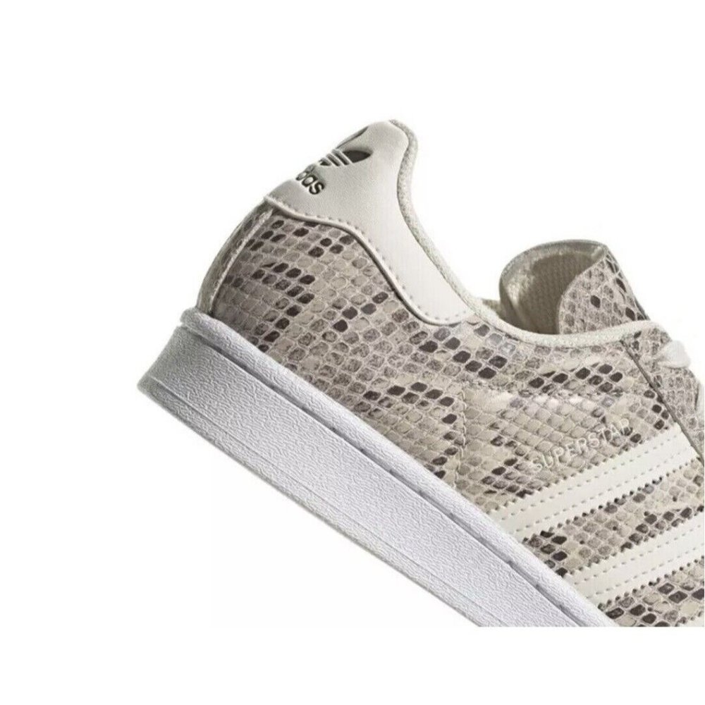 Adidas Originals Superstar Snakeskin Wonder White Women's Shoes GW2192 - Picture 11 of 15
